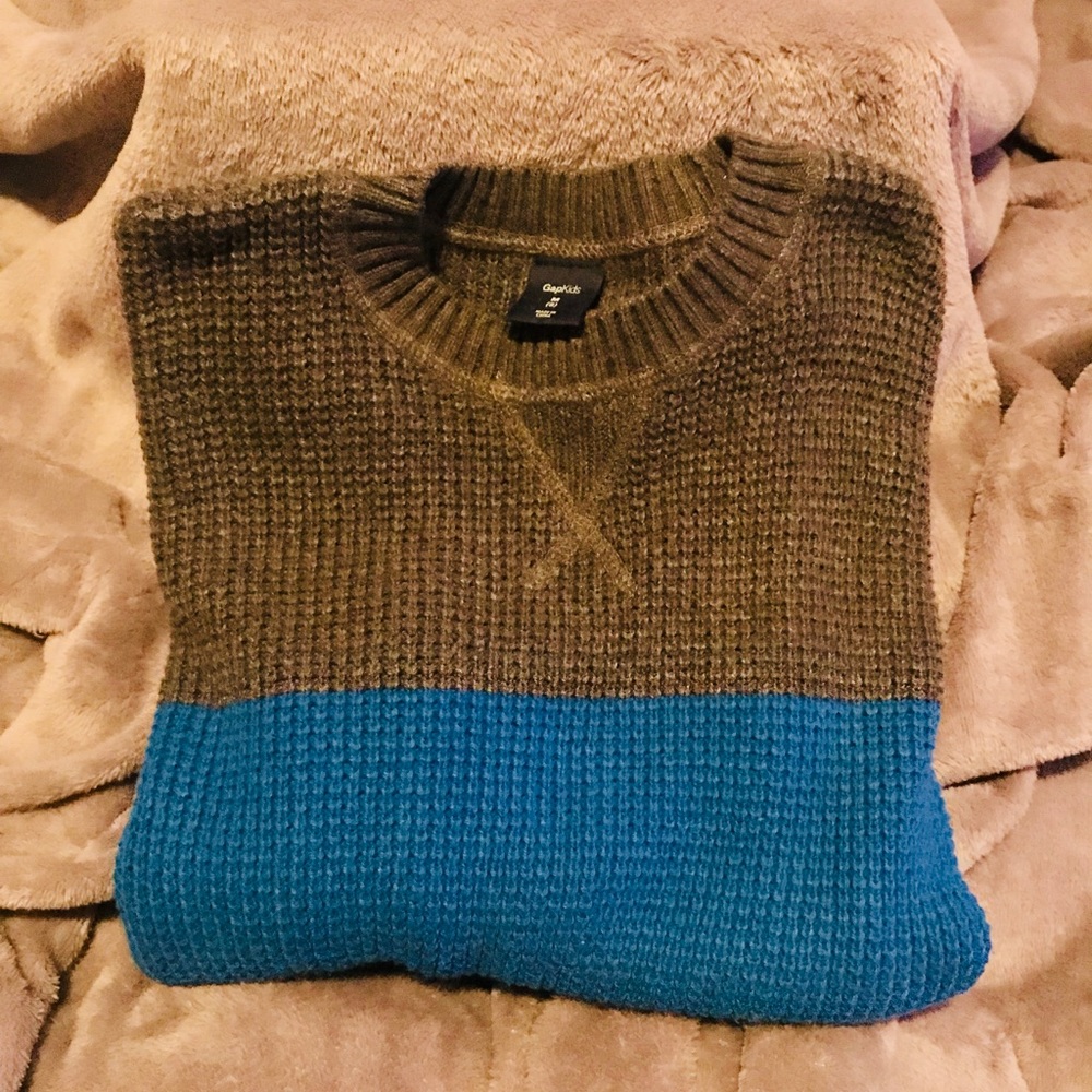 Blue and Gray boys Gap Sweater